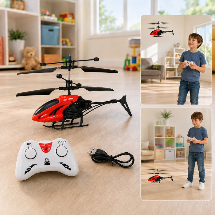 Remote Control Helicopter for Kids – USB Chargeable Toy